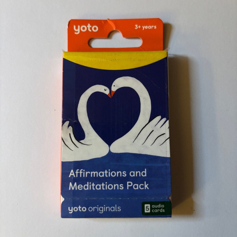 Yoto Originals Affirmations and Meditations Pack 5 Audio Cards Kids 3+ Years